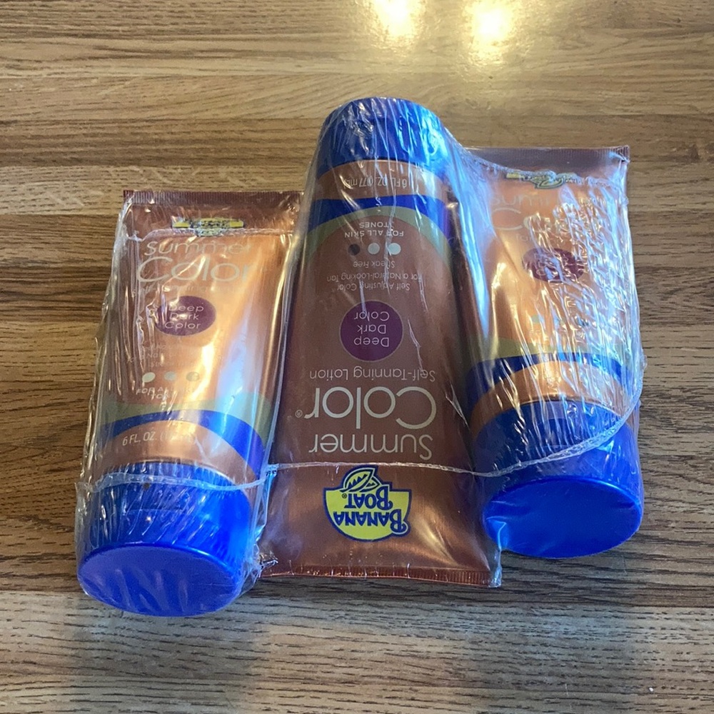 BN in packaging 3 banana boat self tanners.